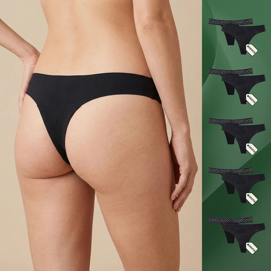 Pack de 10 Cuecas Menstruais Sem Costuras