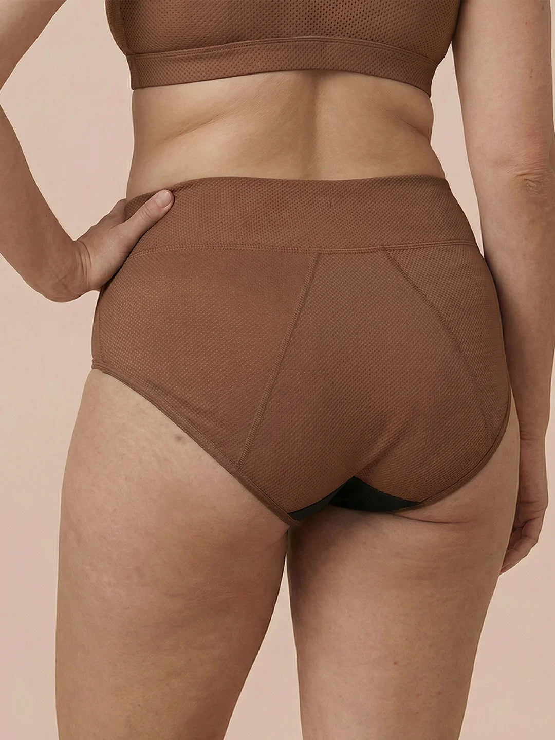 Classic Brief | 100% à prova de fugas, dia e noite | Caramelo | Cuecas menstruais