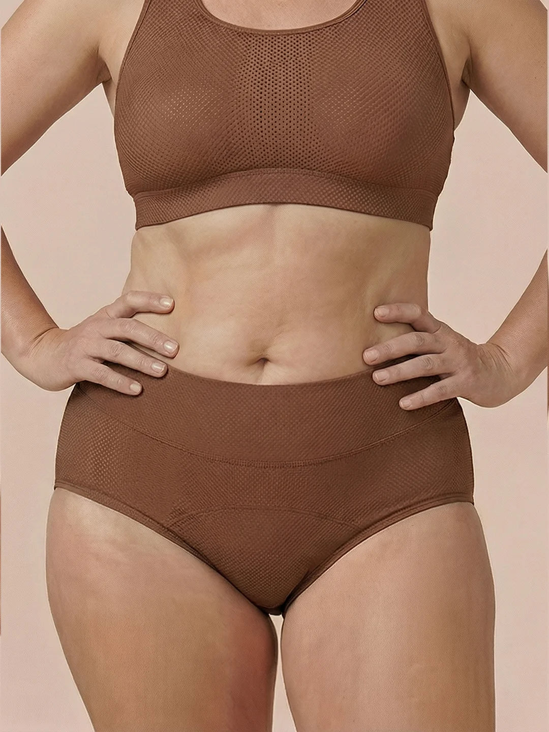 Classic Brief | 100% à prova de fugas, dia e noite | Caramelo | Cuecas menstruais