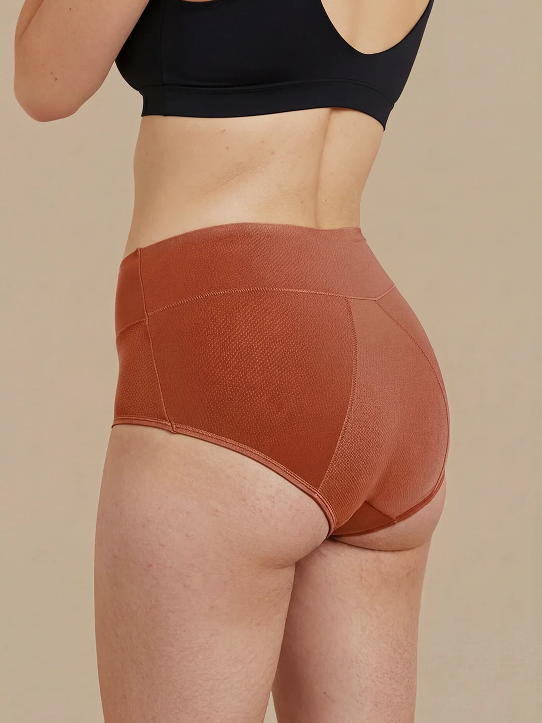 Huggster Brief | Bundel van 3 | Hevig Urineverlies | 100% lekvrij, dag & nacht | Oranje