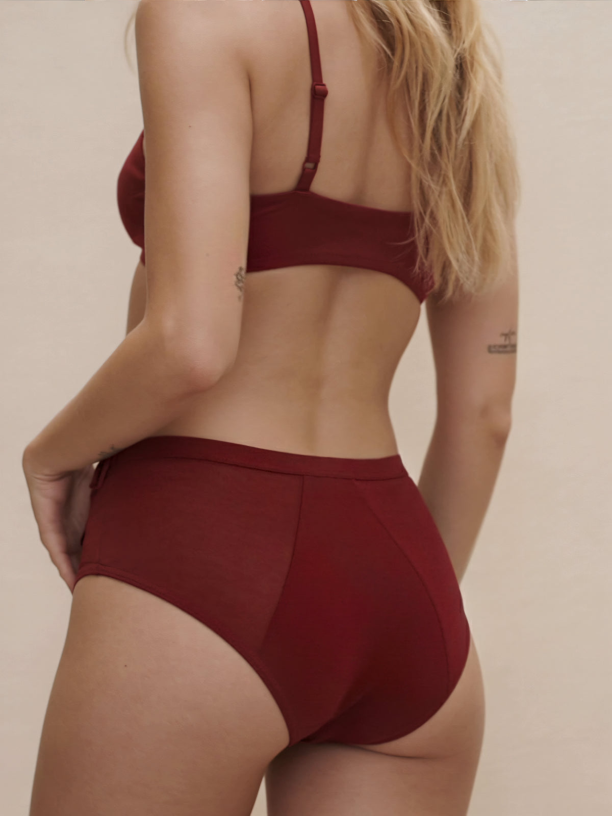 Hugger Menstruatie Ondergoed Rood