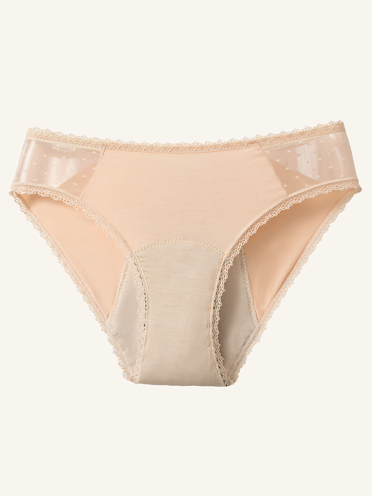 Everyday brief - Luomupuuvilla | 100% vuotosuoja, päivä & yö | Apricot | Kuukautisalushousut