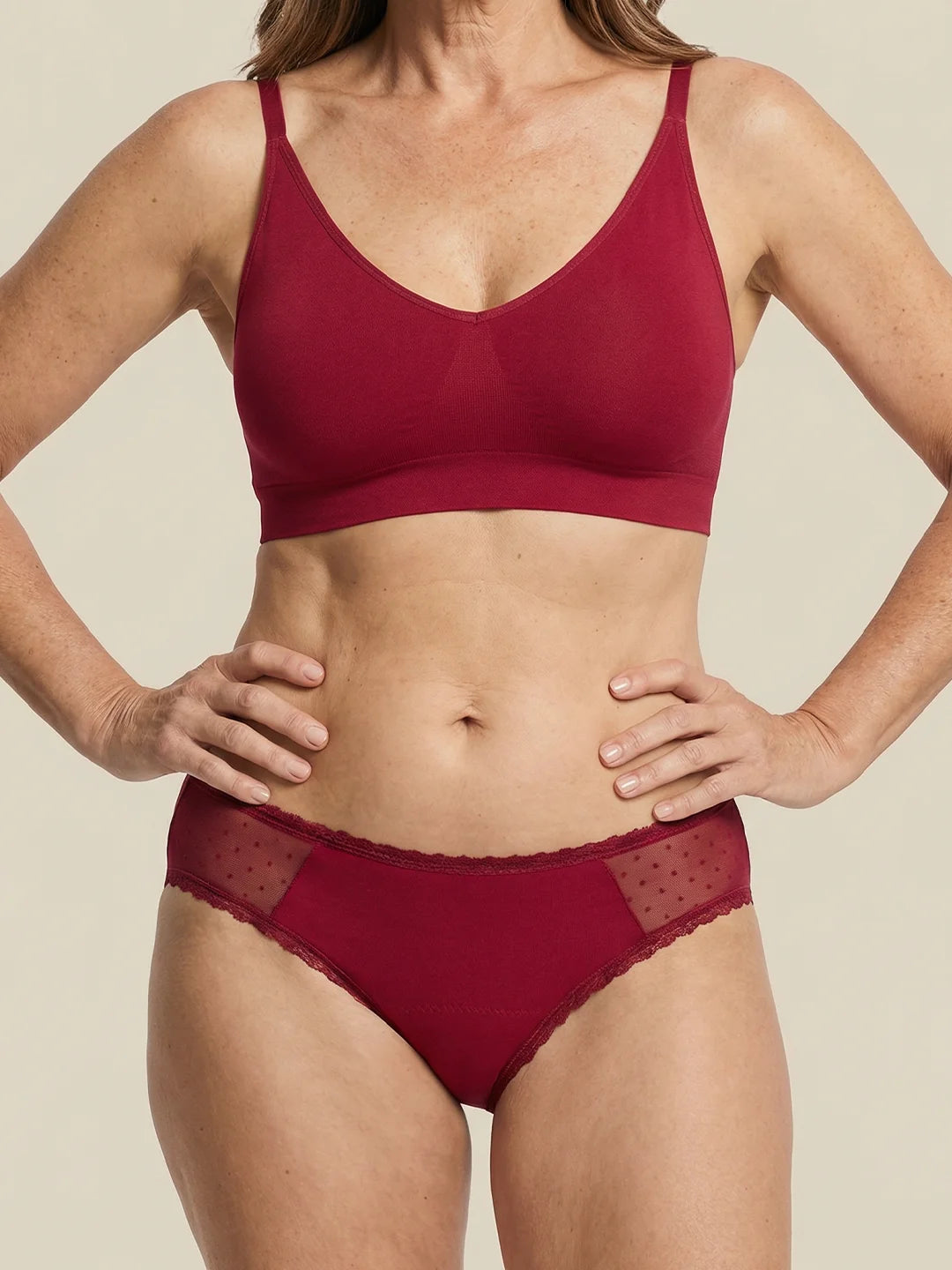 Everyday Brief | Voimakas virtsankarkailu | 100% vuotamaton, päivin ja öin | Punainen