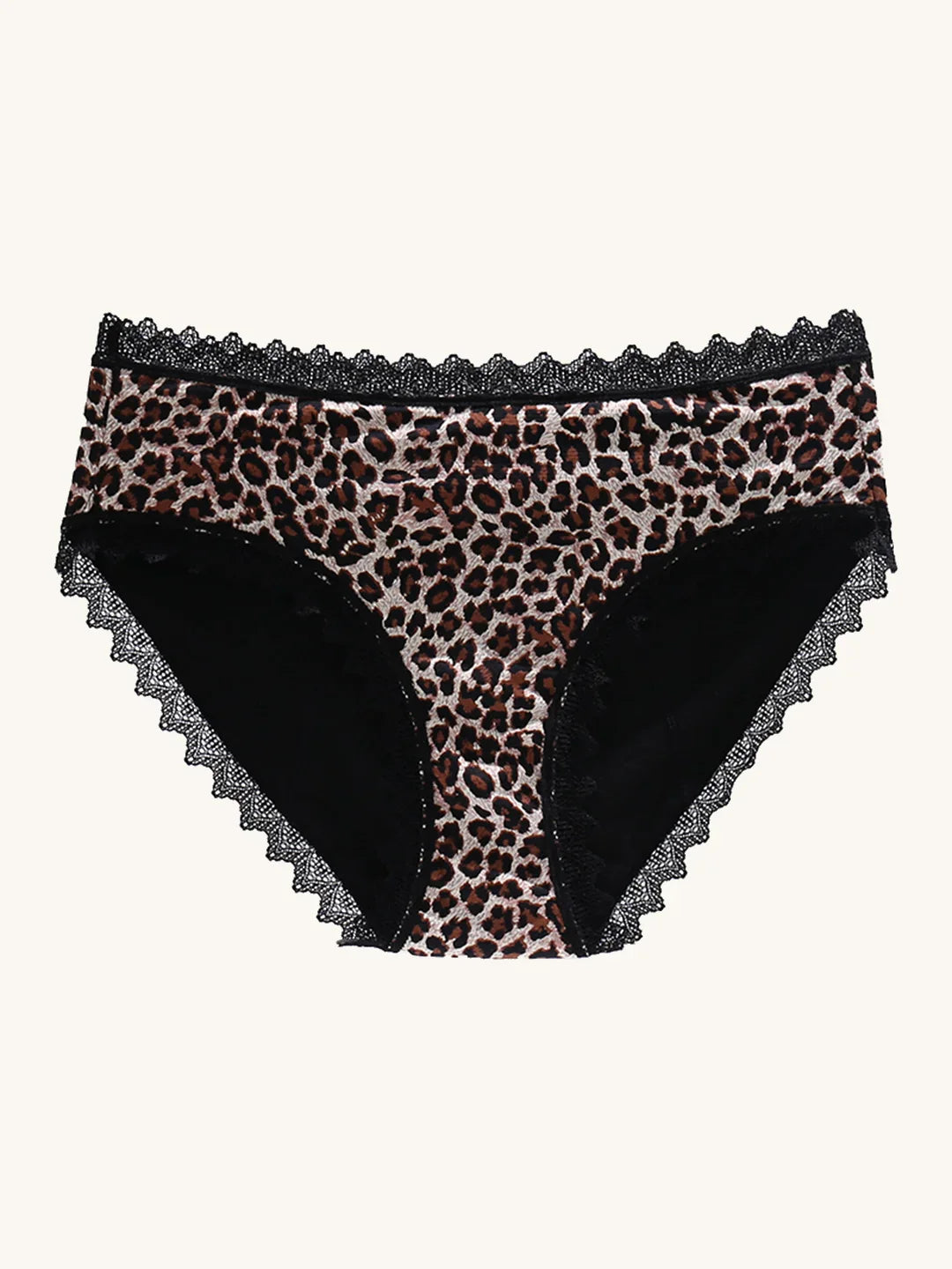 Leopard Kant Brief | Licht urineverlies | 100% lekvrij | Incontinentie ondergoed