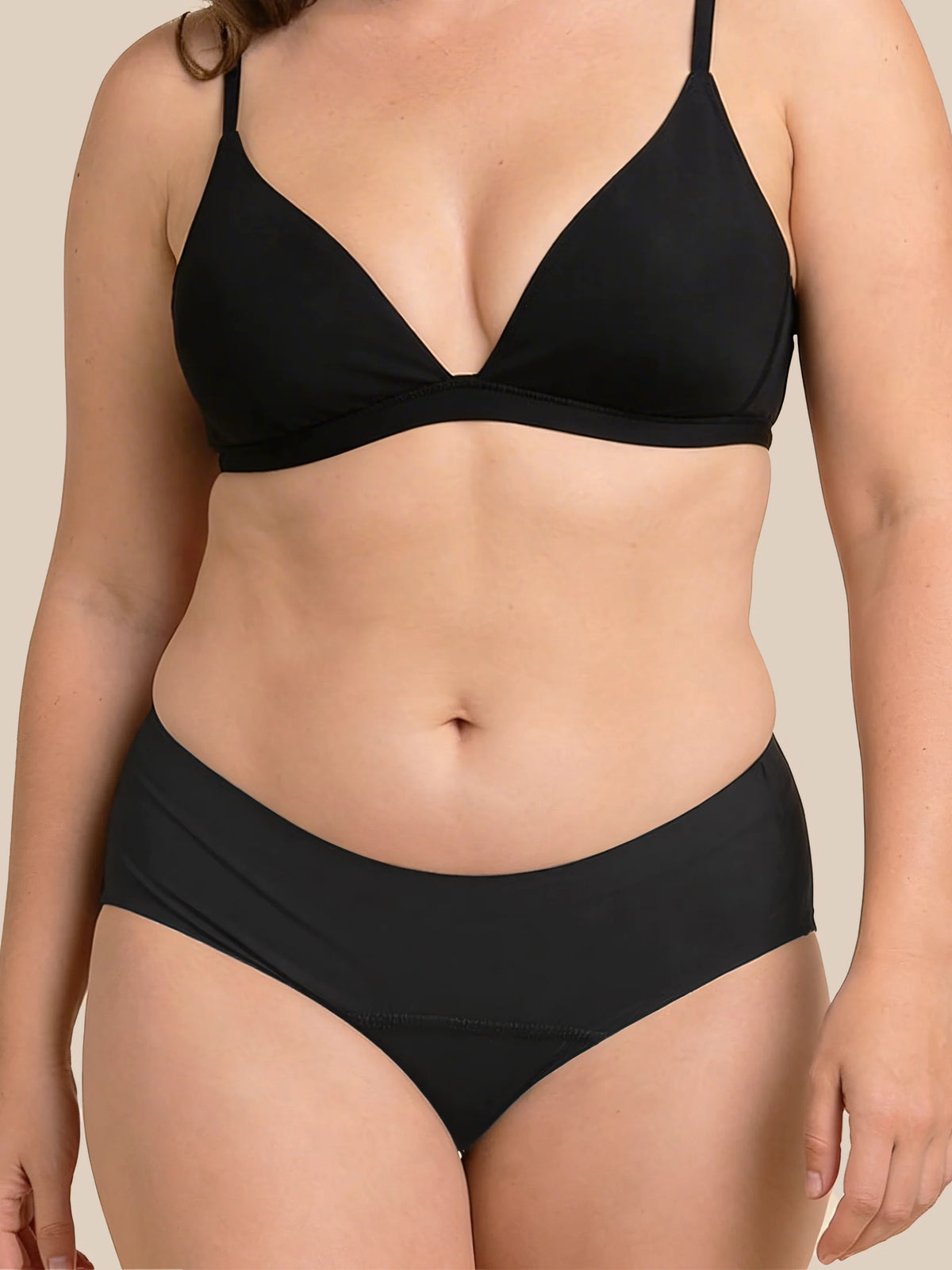 List dotyczący pływania podczas menstruacji | Bardzo intensywny | 100% szczelność | Czarny