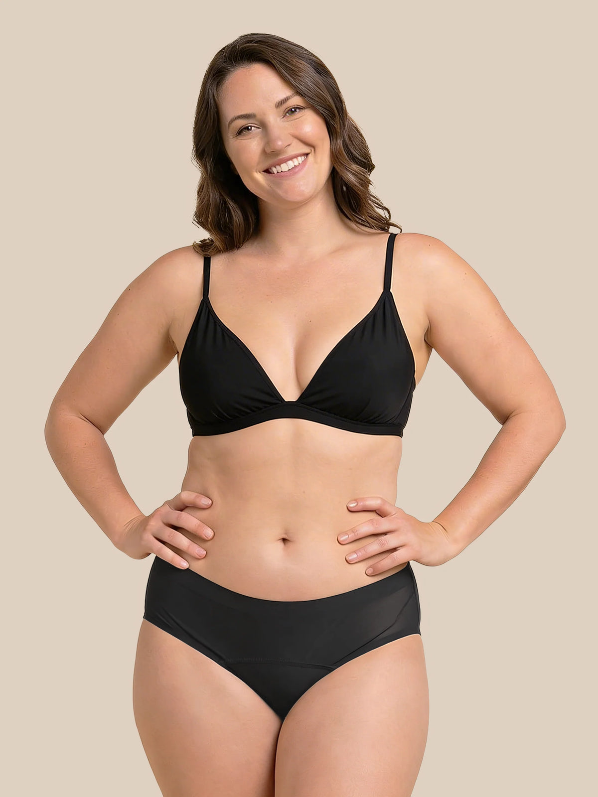 List dotyczący pływania podczas menstruacji | Bardzo intensywny | 100% szczelność | Czarny