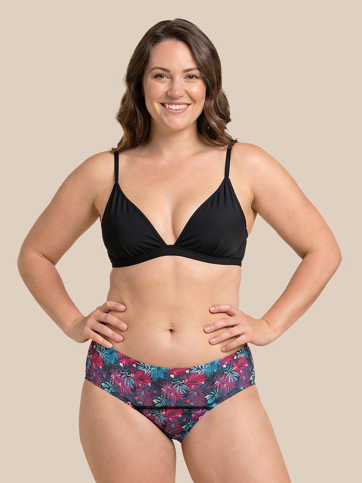 List dotyczący pływania podczas menstruacji | Bardzo intensywny | 100% szczelność | Kwiatowy