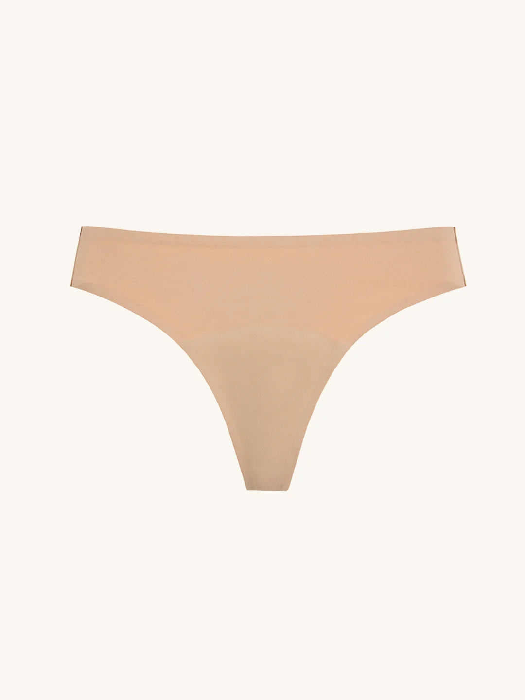 Saumaton Brazilian | Kevyt virtsankarkailu | Erittäin pehmeä & saumaton | 100% vuotosuoja & luomupuuvilla | Apricot