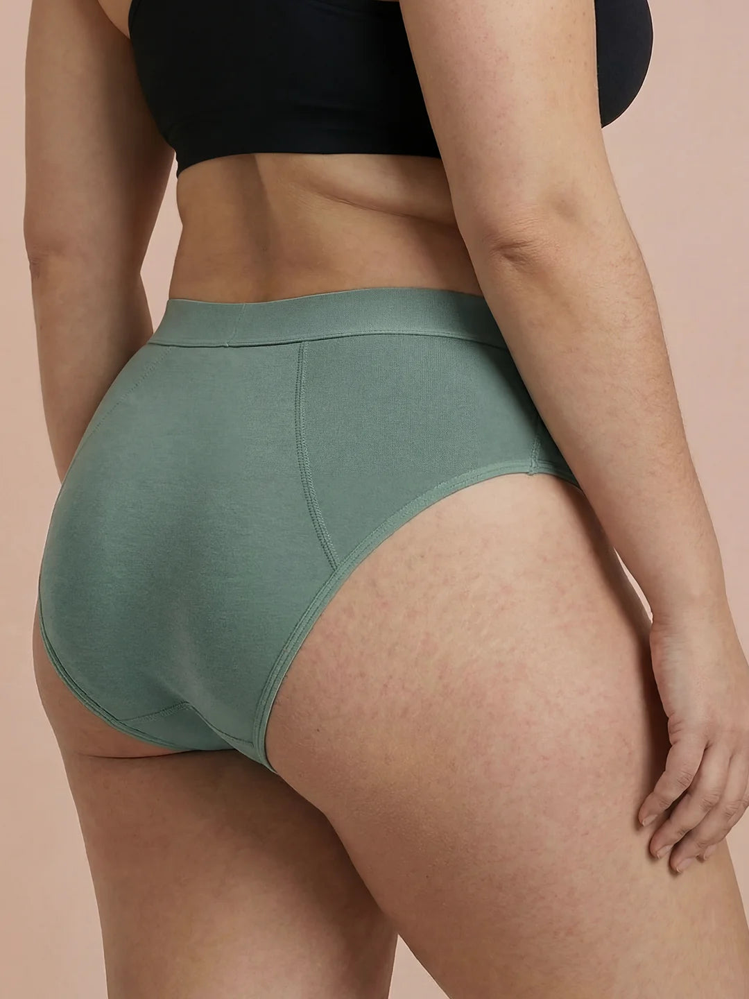 Invisible Hugger | 100% vuotamaton, päivä & yö | Vihreä | Kuukautisalushousut