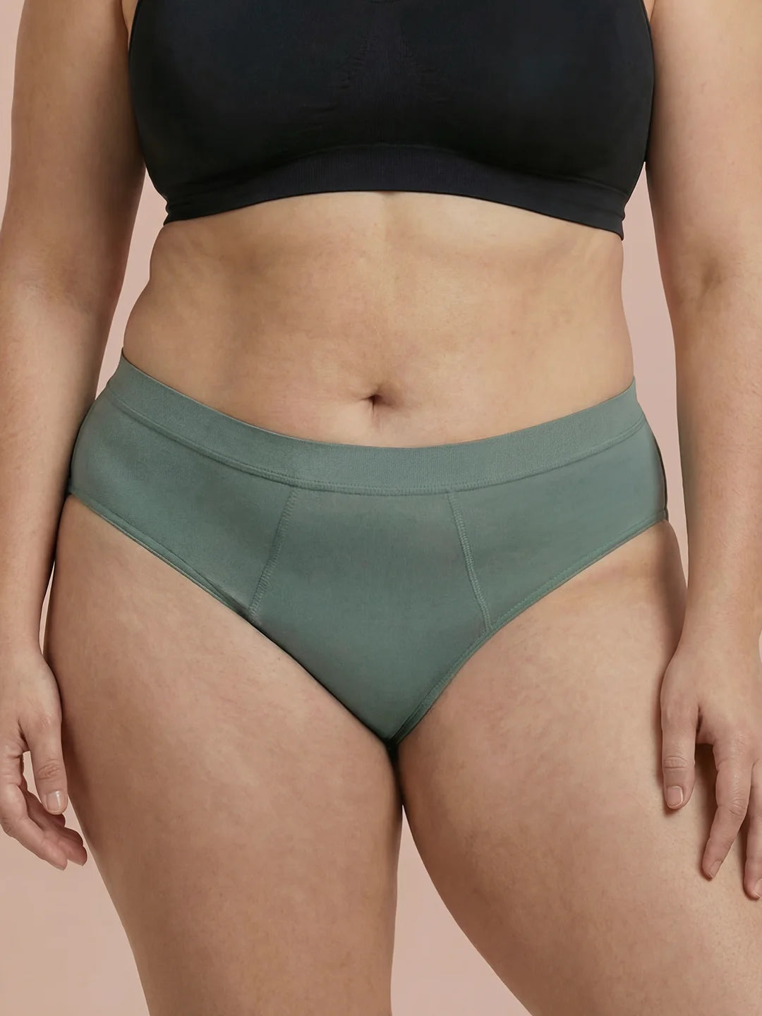 Invisible Hugger | 100% vuotamaton, päivä & yö | Vihreä | Kuukautisalushousut