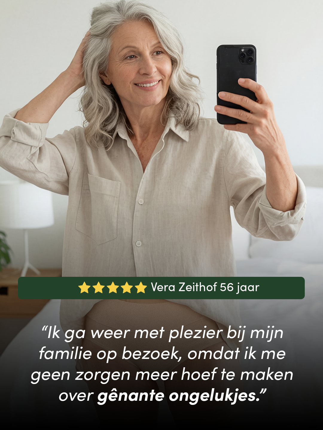 Huggster Brief | Bundel van 10 | Hevig Urineverlies | 100% lekvrij, dag & nacht | Bruin