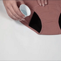 Huggster Brief | 100% ochrony przed przeciekaniem, dzień i noc | Czarne | Majtki menstruacyjne