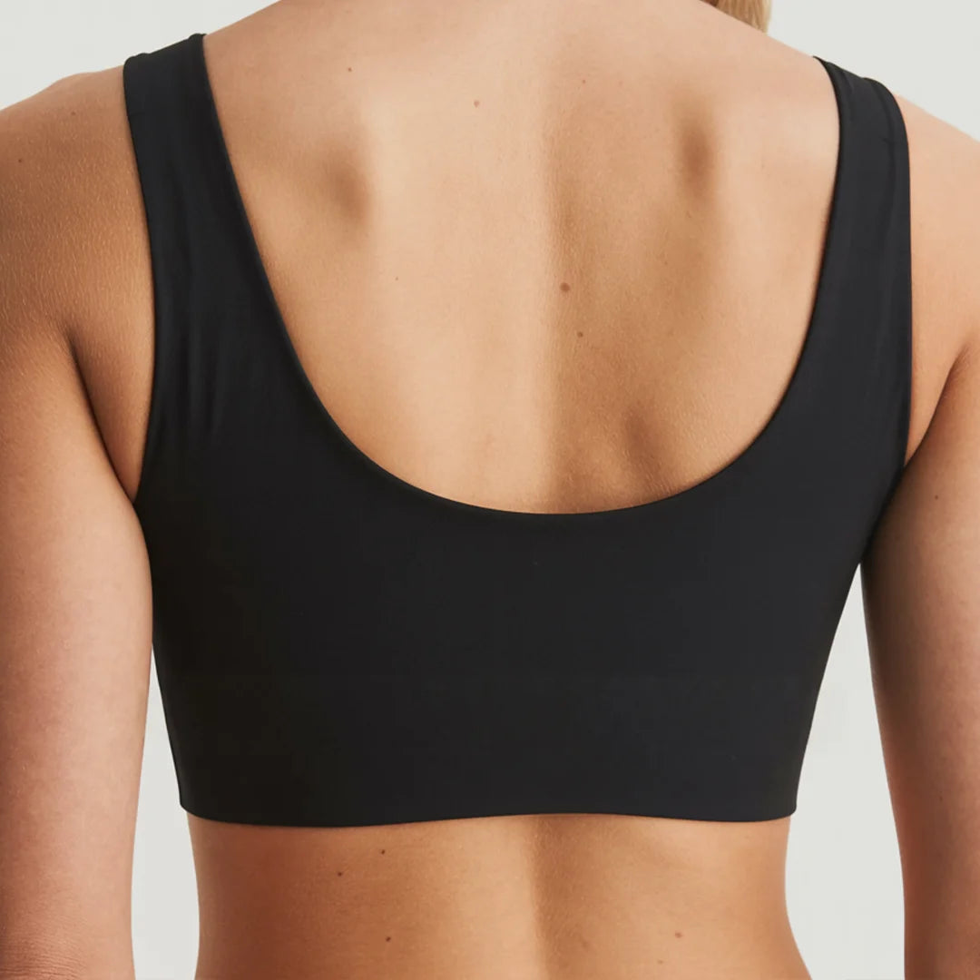 Oendies BareSilk-bh - Zwart - zonder beugel