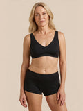 Boxershort Brief para Incontinência | Perda Urinária Intensa | 100% à prova de fugas, dia e noite | Preto