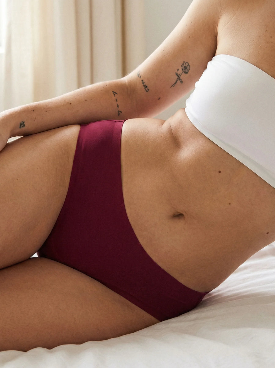 Classic 2.0 Brief | 100% à prova de fugas, dia e noite | Vermelho