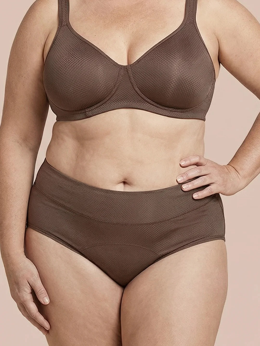 Classic Brief | 100% vuotosuoja, päivä & yö | Ruskea | Kuukautisalushousut