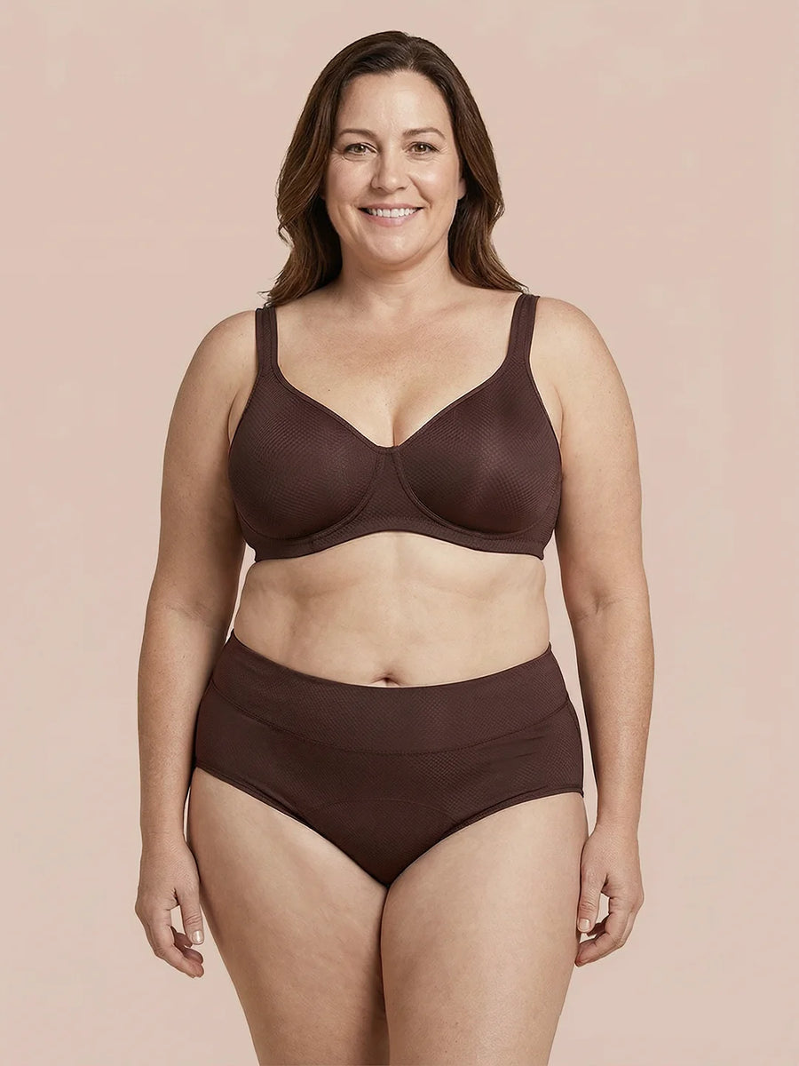 Classic Brief | 100% ochrony przed przeciekaniem, dzień i noc | Czekoladowe