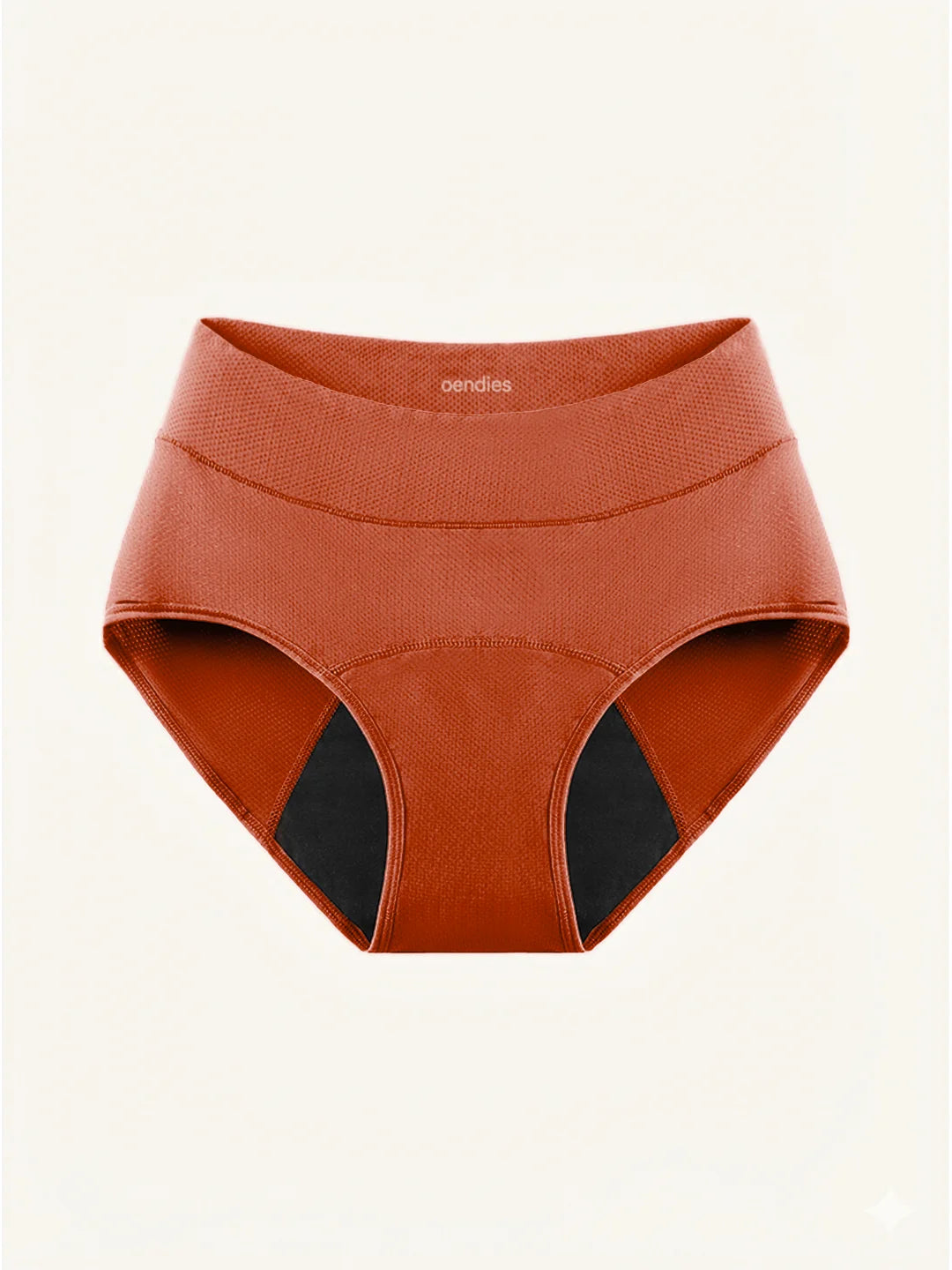 Huggster Brief | Zestaw 10 sztuk | Ciężkie nietrzymanie moczu | 100% ochrony przed przeciekaniem, dzień i noc | Pomarańczowe | Majtki menstruacyjne