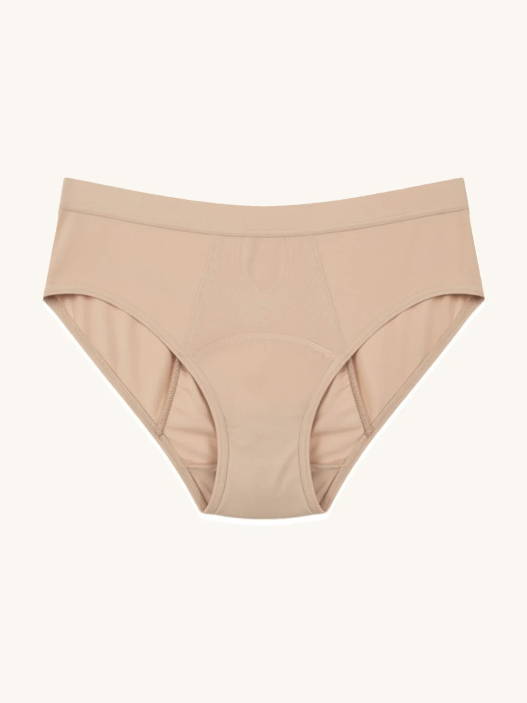 Naadloze Brief | Licht urineverlies | Ultra zacht & naadloos | 100% lekvrij & Organisch Katoen| Apricot