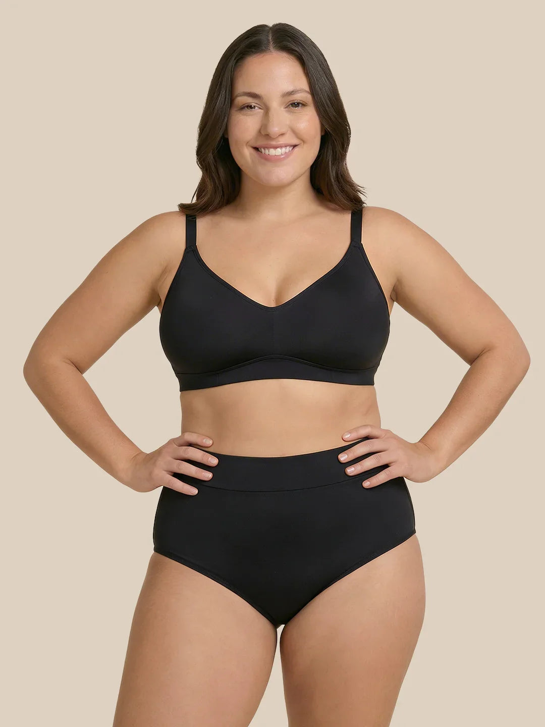 Carta de natação menstruação | Extra intenso | 100% à prova de vazamentos | Preto