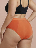 Invisible Hugger | 100% à prova de fugas, dia e noite | Laranja | Cuecas menstruais