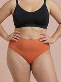 Invisible Hugger | 100% à prova de fugas, dia e noite | Laranja | Cuecas menstruais