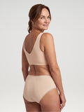 Everyday Brief apricot, achteraanzicht aan model